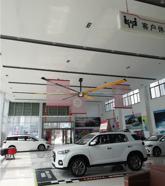 4S店降温,汽修厂降温,4S店降温方案,瑞泰风